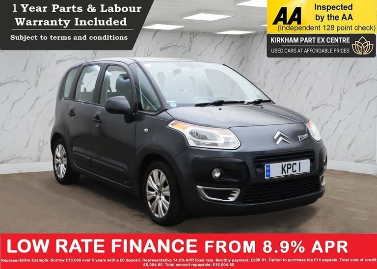 image for 2012 Citroen C3 Picasso 1.6 HDi VTR+ MPV 5dr Diesel Manual Euro 5 (90 ps) MOT AUGUST 2026 MPV Die...