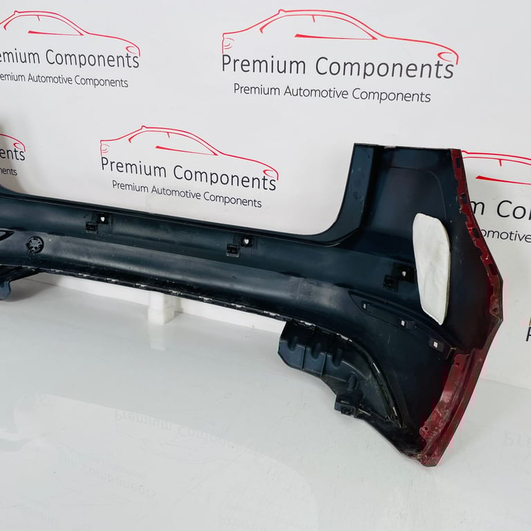 VW Golf Sv Sportsvan Rear Bumper Genuine Red -no Reapairs - 2017 - 2021 [ak40]