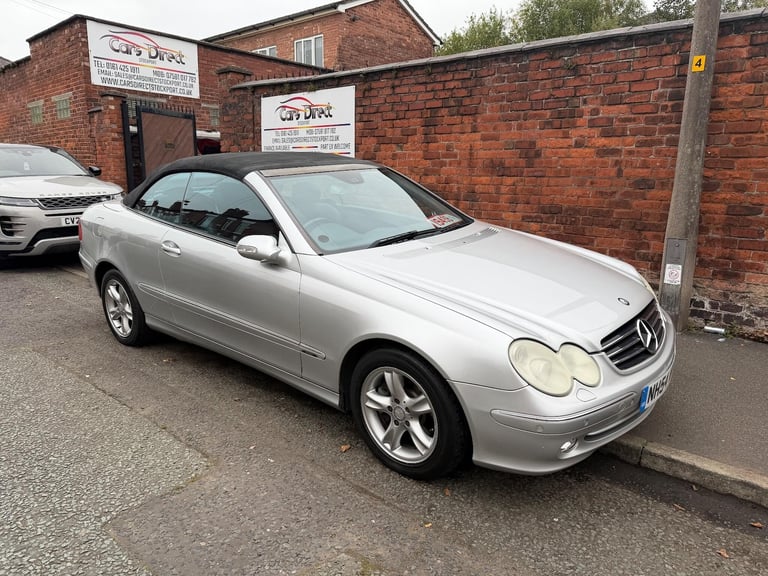 2004 Mercedes-Benz CLK 1.8 CLK200 Kompressor Avantgarde Cabriolet 2dr CONVERTIBLE Petrol Automatic