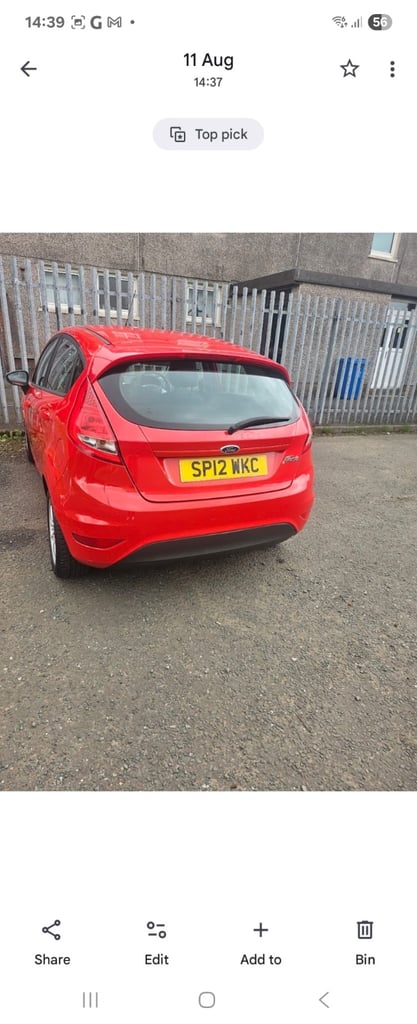image for Ford Fiesta 2012