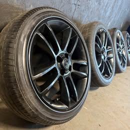 GENUINE OEM VAUXHALL CORSA 17” 4x100 ALLOY WHEELS + TYRES D C