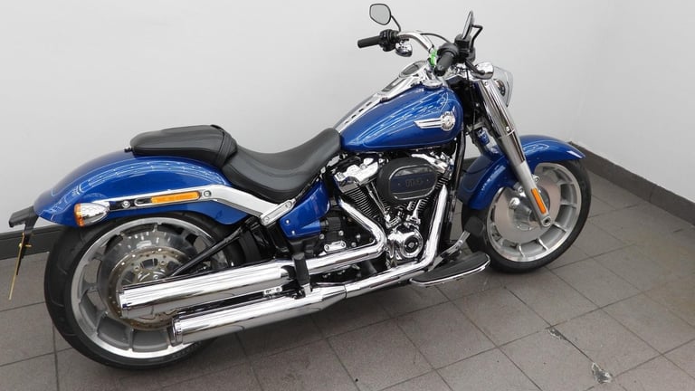 HARLEY-DAVIDSON FAT BOY 114 1868cc 2022 22reg Blue only 7,127 Miles 