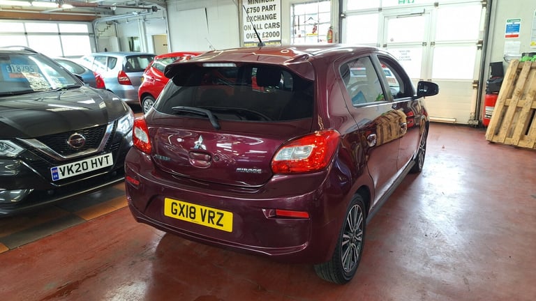 2018 Mitsubishi Mirage 1.2 Juro CVT Automatic 5-Door From £7,495 + Retail Package HATCHBACK Petro...