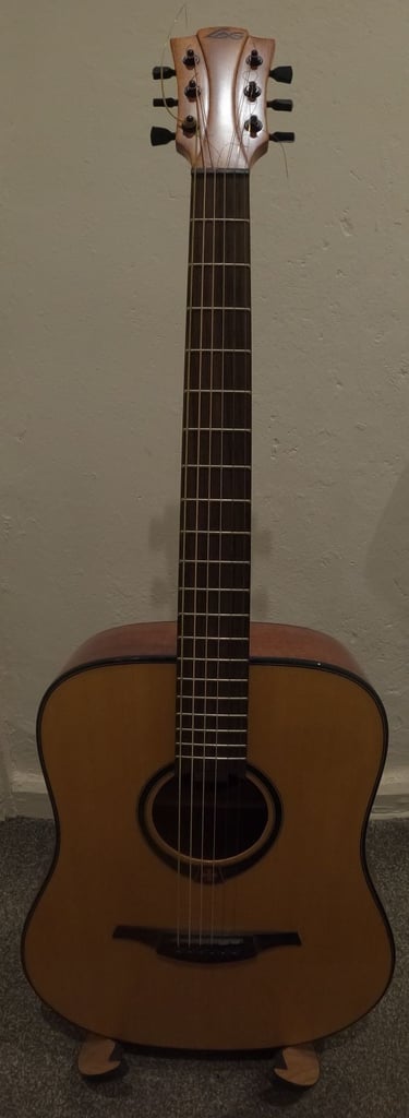 image for LAG Tramontine Deadnaught Acoustic Guitar + Gator Hard Case