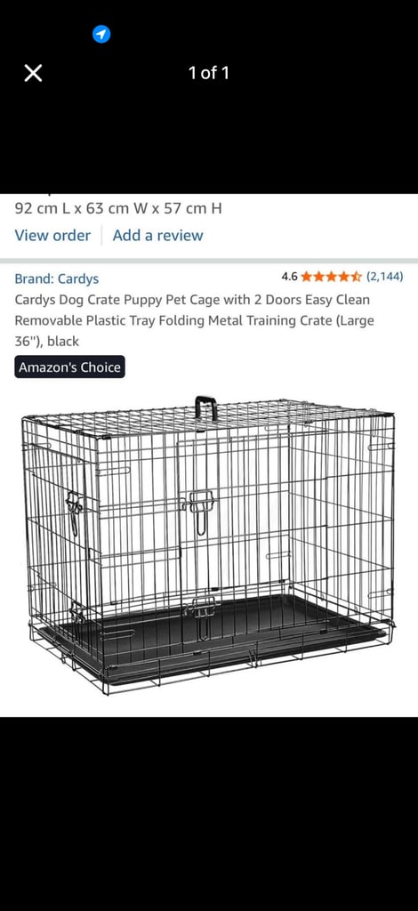 Large Dog crate