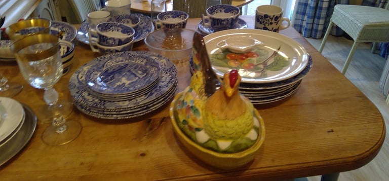Collection of glass and china including some lovely pieces