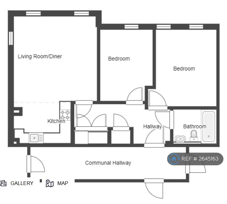 2 bedroom flat in Pine Street, Aylesbury, HP19 (2 bed) (#2645163)