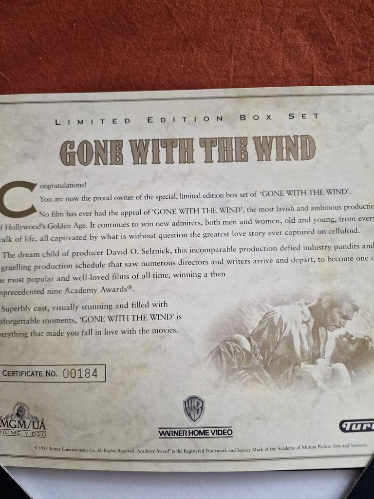 Gone With The Wind collectors Set