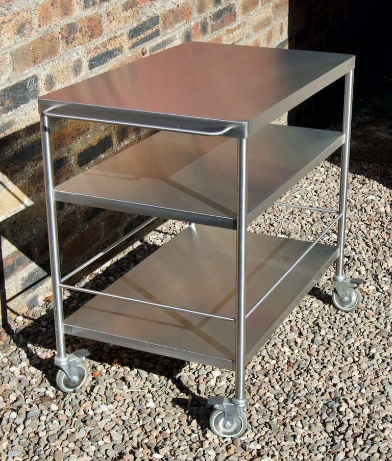 IKEA Flytta Kitchen Trolley Stainless Steel