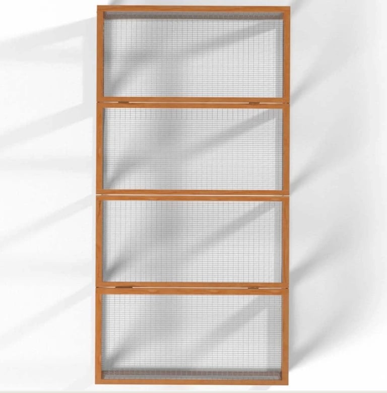 7.7 Ft XL Folding Canterbury Guinea pig / Rabbit Foldaway Run
