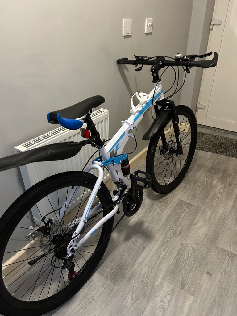 image for Adult foldable mountain bike 26in wheels