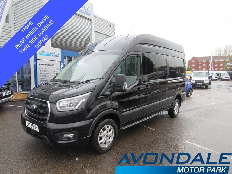  Ford Transit 2.0 350 EcoBlue Limited Panel Van Diesel Manual RWD L2 H3 Twin Side Loading Panel V...