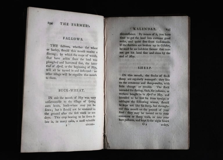 The Farmer's Kalendar or Monthly Directory