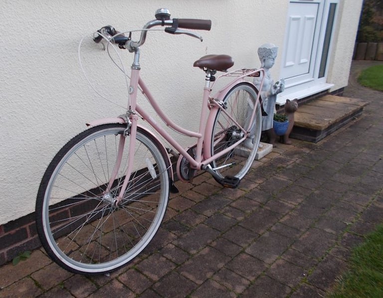 Ladys City Bike Serviced 17" M/L Frame 26" Wheels 7sp Good Working Order Exeter