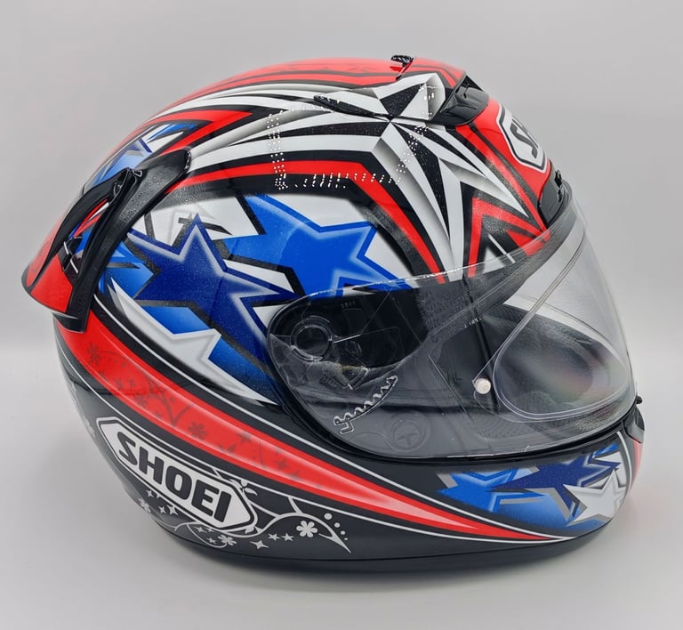 #SHOEI X-SPIRIT MOTORCYCLE HELMET - TONI ELIAS TC-1 - MEDIUM - MINT COND £170