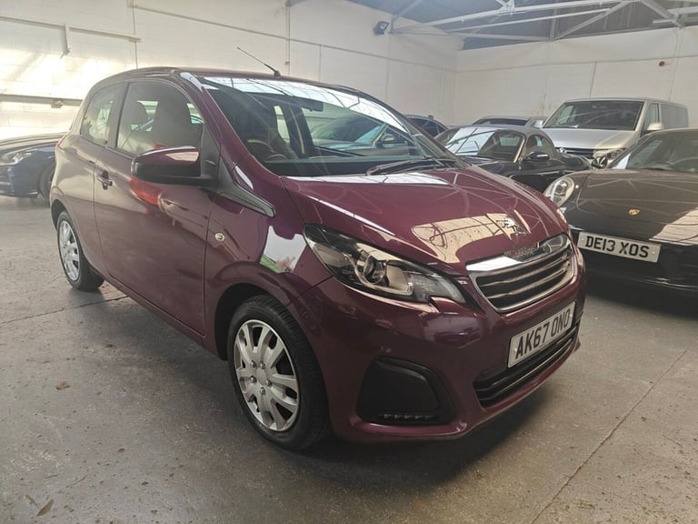 2017 Peugeot 108 1.0 Active 3dr HATCHBACK PETROL Manual