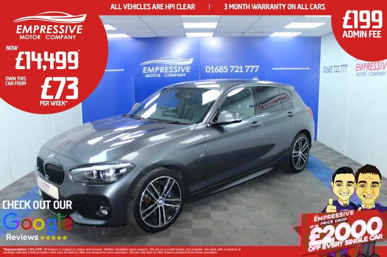 2019 19 BMW 1 SERIES 1.5 118I GPF M SPORT SHADOW EDITION HATCHBACK 5DR PETROL MA