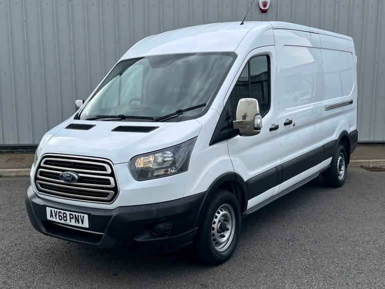 NO VAT 2018 68 FORD TRANSIT L3 H2 2.0 TDCI 130 TURBO DIESEL VAN * NEW WET BELT