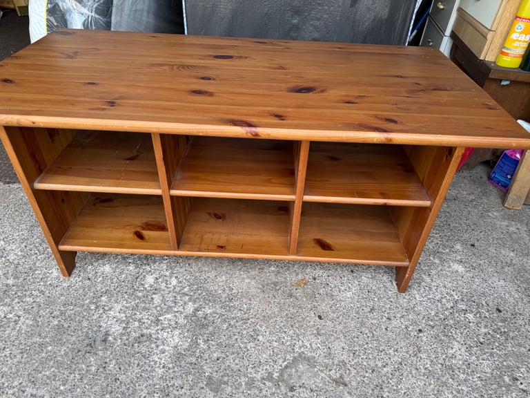 image for Pine coffee table / tv unit  Can deliver 