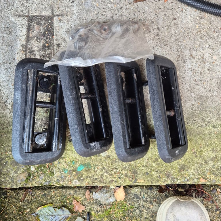 Bench rear triple seat VW T5 Transporter AUSTIN grey | SET TO THIRD ROW belts