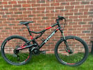 BARGAIN. ADULTS BTWIN FULL SUSPENSION MOUNTAIN BIKE. NEW CONDITION.