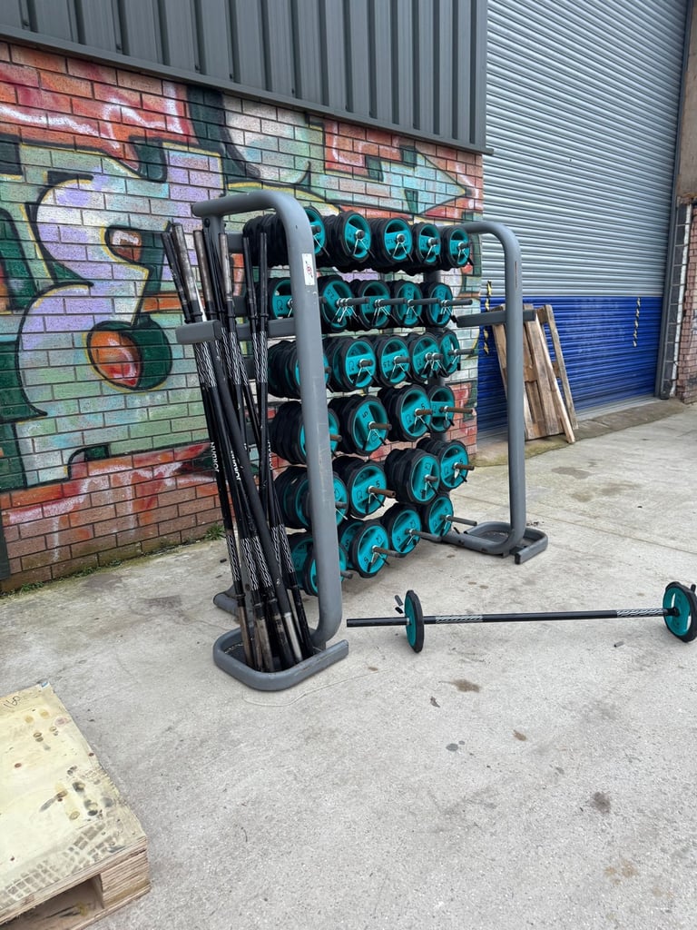 Jordon Studio Pump Weight Set £999 Delivery  £100 Available  1