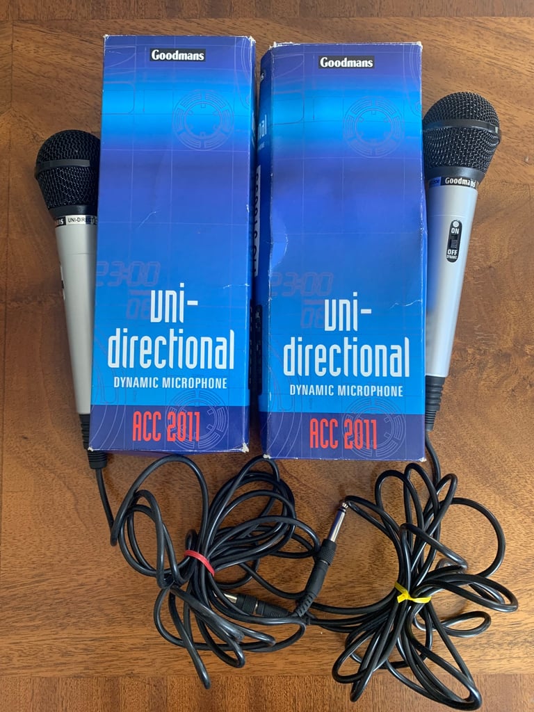 2 x Goodman microphones