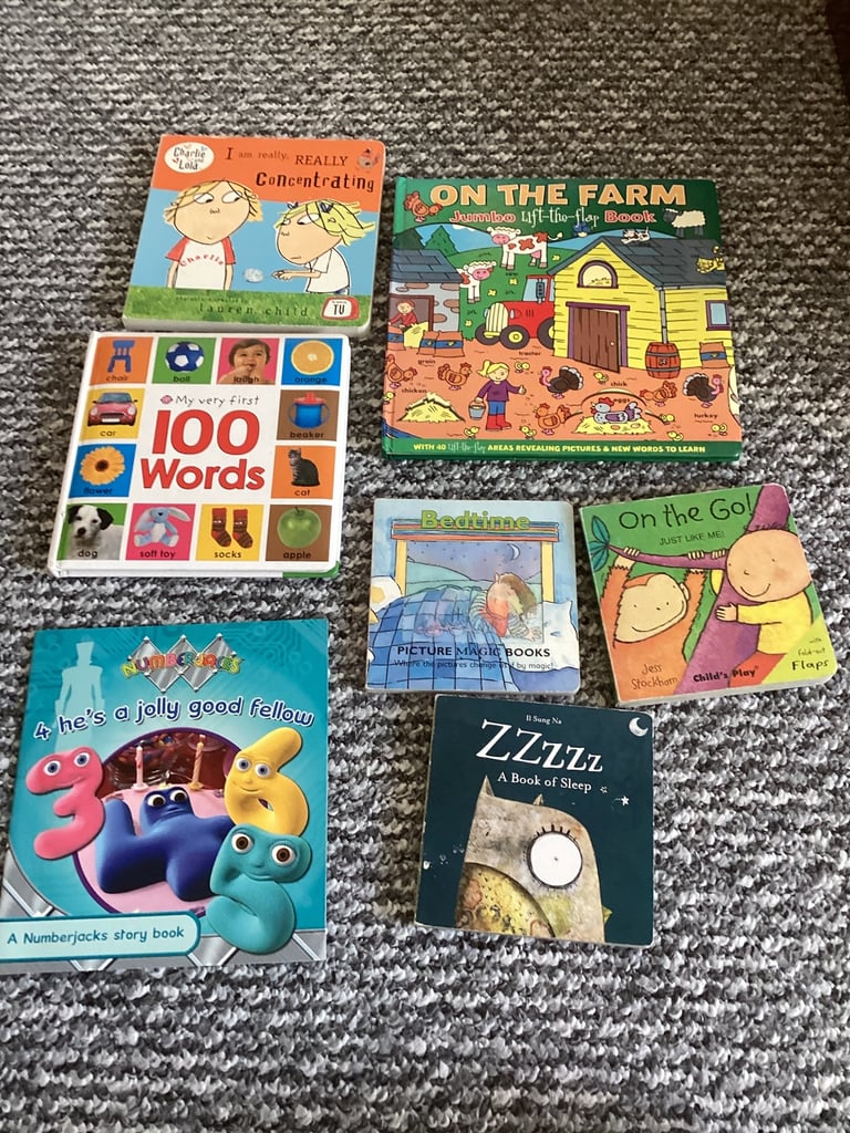 image for Books Numberjacks, Charlie & Lola, On The Farm, Bedtime, 100 Words