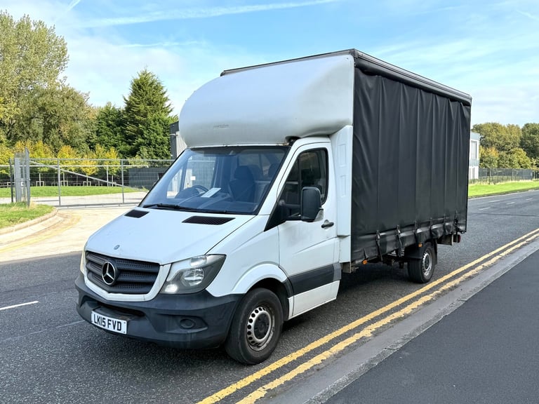 2015 Mercedes-Benz Sprinter 313 CDI LWB CURTAINSIDER LUTON BOX VAN CHASSIS CAB Diesel Manual