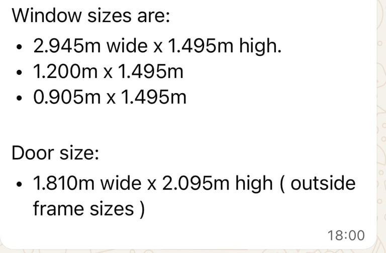 Conservatory UPVC windows and external doors
