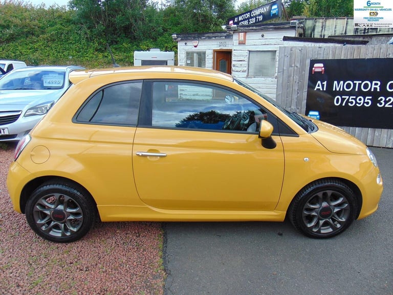 FIAT 500 1.2 500 1.2 69hp S * ONLY 34013 MILES * 8 SERVICE STAMPS * MOT AUGUST