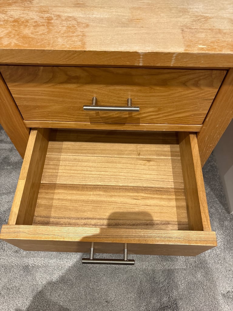 Next Oak Bedside Table