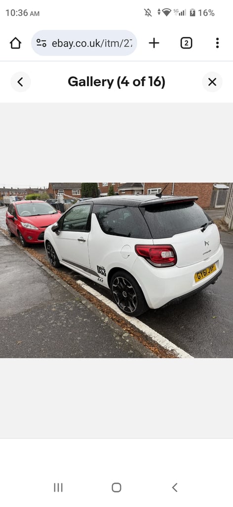 Citroen, DS3, Hatchback, 2012, Manual, 1560 (cc), 3 doors