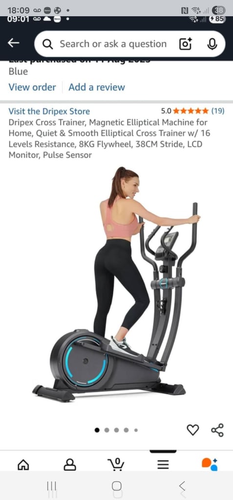 image for Cross trainer, unused