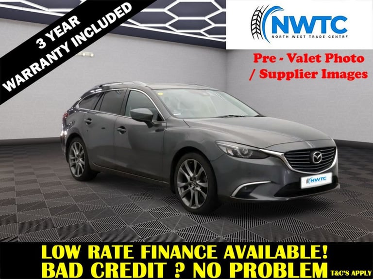 2017 Mazda Mazda6 2.2 SKYACTIV-D Sport Nav Tourer 5dr Diesel Manual Euro 6 (s/s) (150 ps) FUL Est...