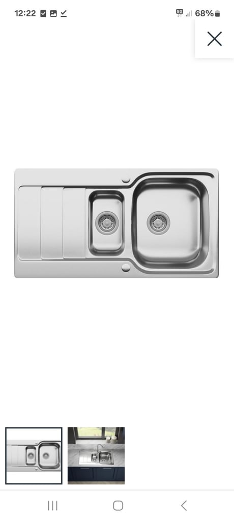 image for New Sinktop 1 1/2 ,stainless steel