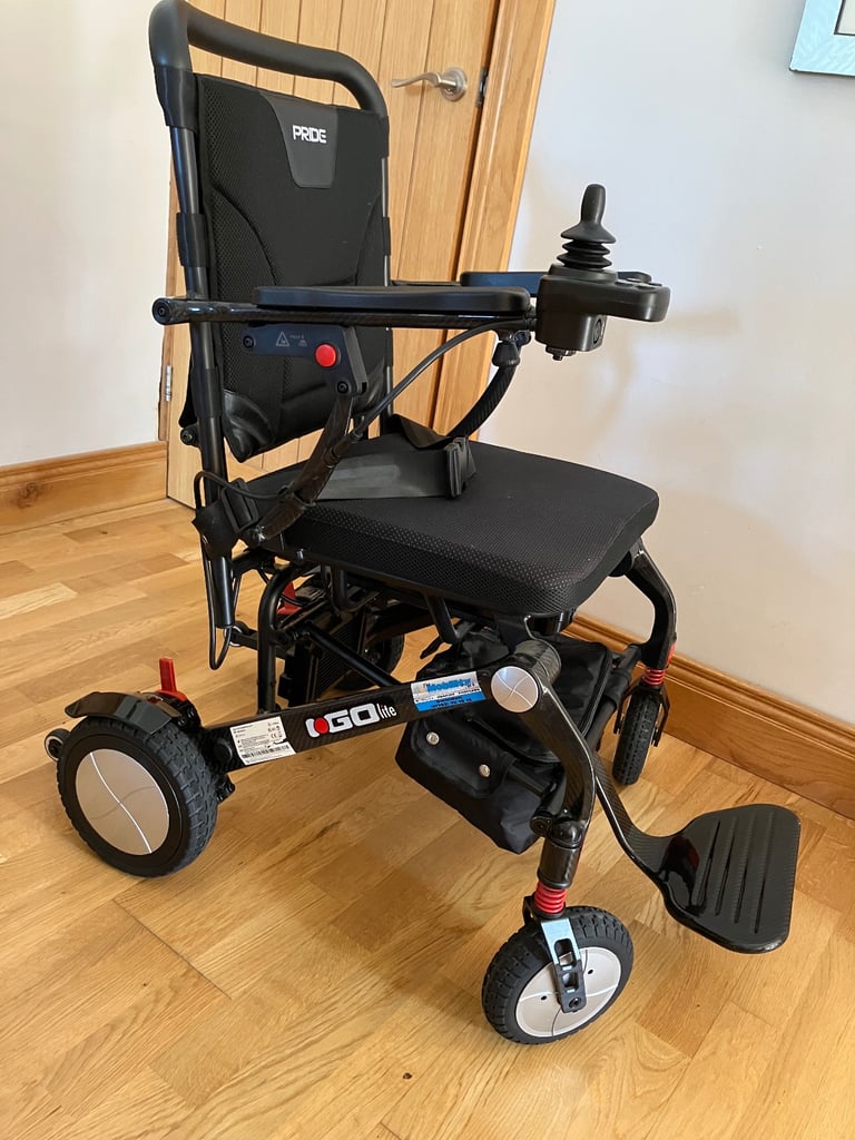 Pride IGo Lite carbon fibre ultralight electric wheelchair 