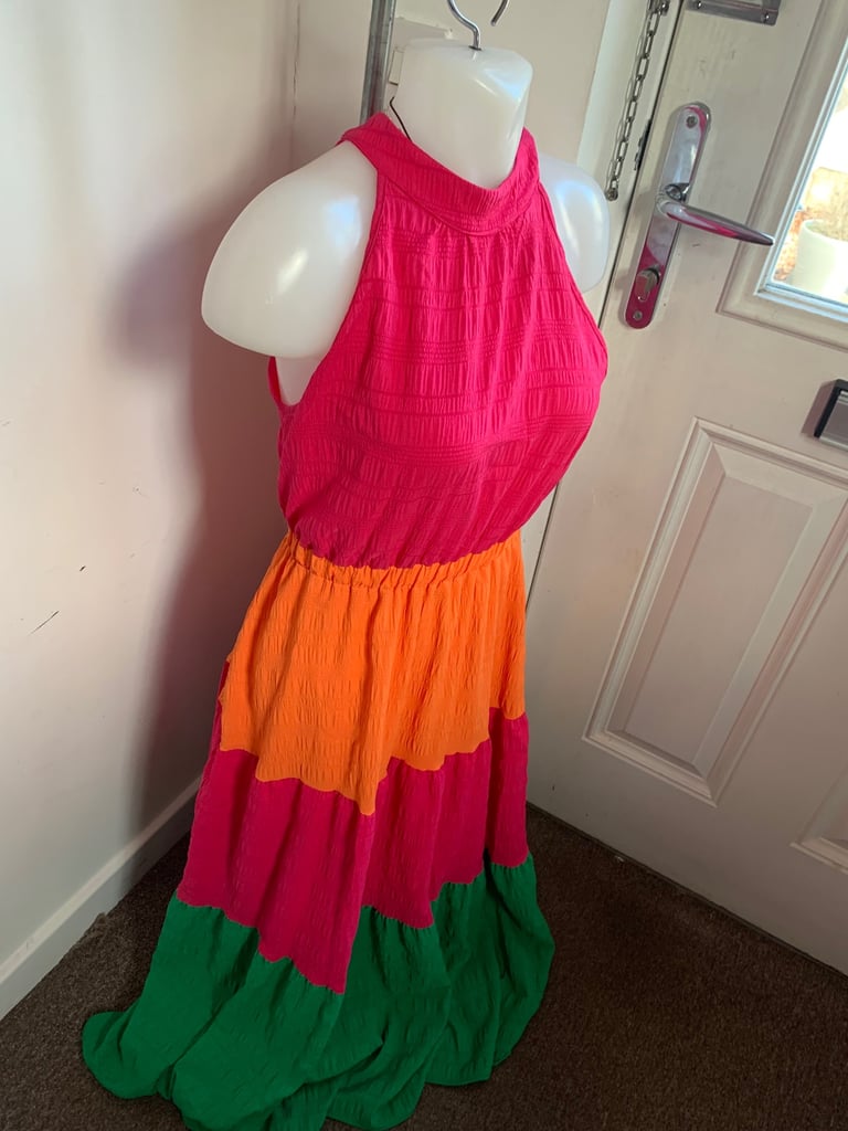 image for Shien ladies maxi dress. Long length.  Small 8/10