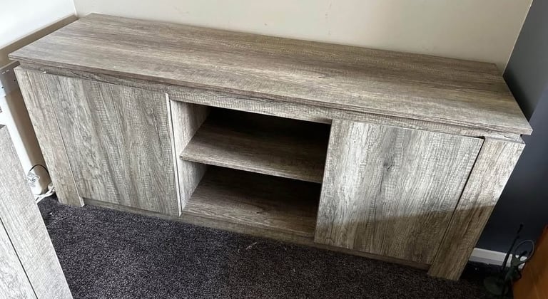 Oak colour TV unit / sideboard 