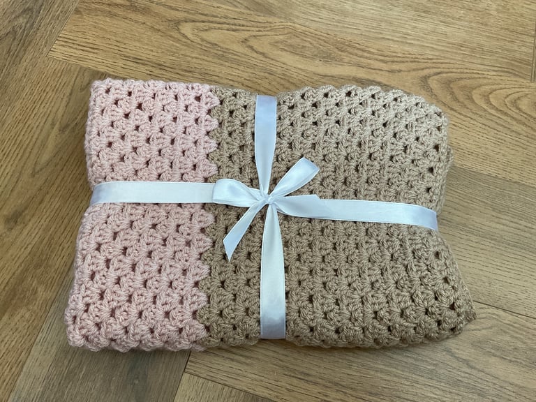 Hand made Crochet baby blanket