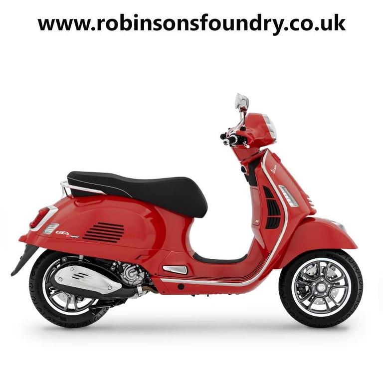 New 2025 Piaggio Vespa GTS 300 SuperSport E5+ Red - Finance and Delivery