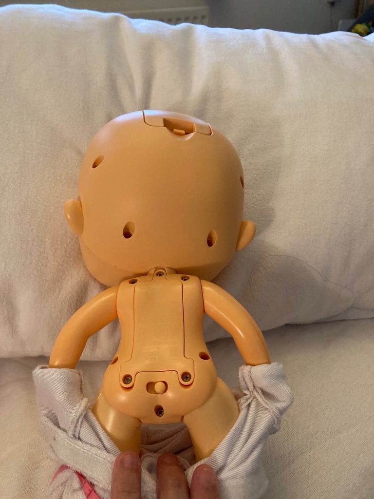 Cry baby doll who cries when you take her dummy out