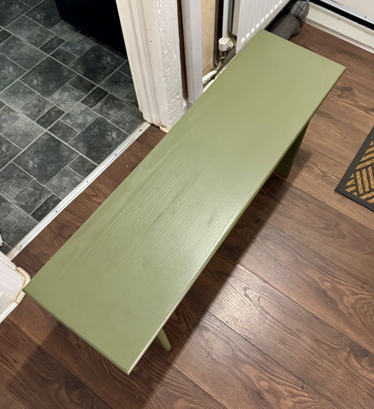 image for American pine solid wood bench 