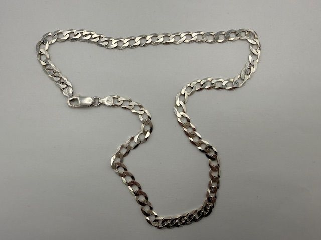 20" Sterling Silver Curb Chain Necklace