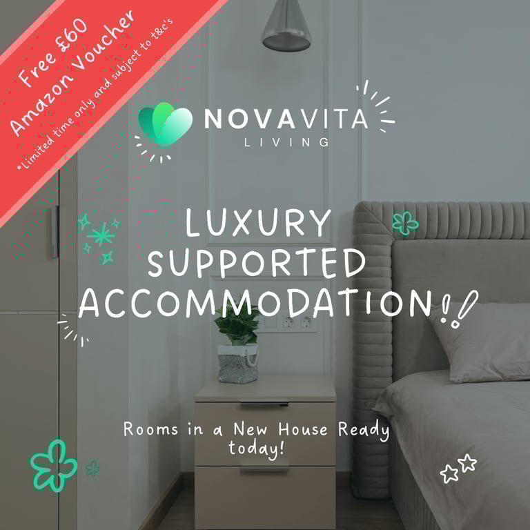 Luxe Supported Accommodation Homeless, UC, PIP, DWP BENEFITS, JSA - DSS Rooms for Rent! Cheap Rooms