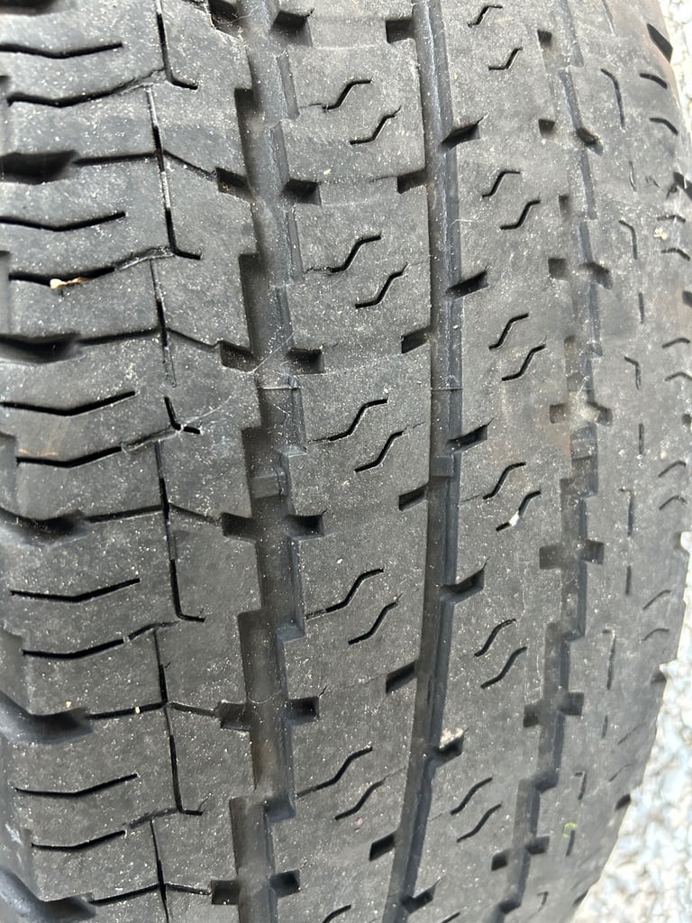 4x Riken cargo tyres on steel rims. 16’s