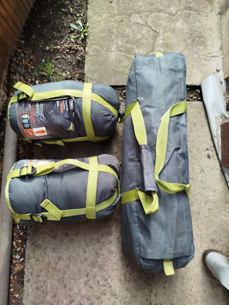 image for Tesco tent & sleeping bags 