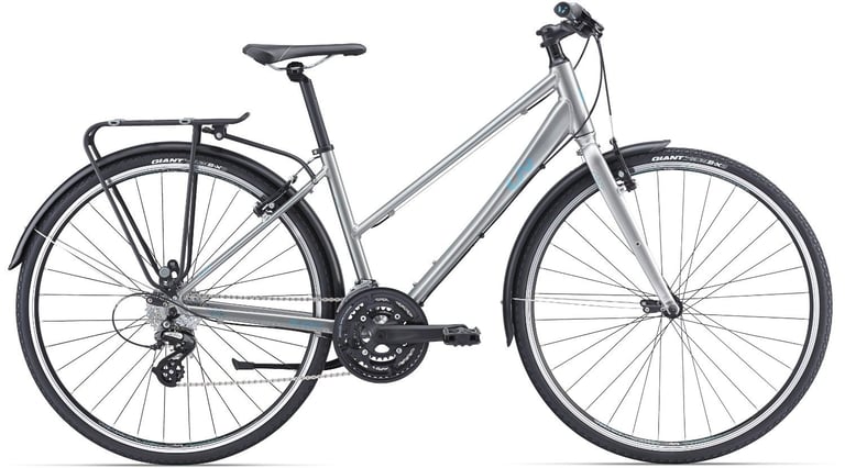 image for Giant Liv Alight 2 Silver Hybrid/Commuting 700C Medium Bike Shimano 24 Speed Gears