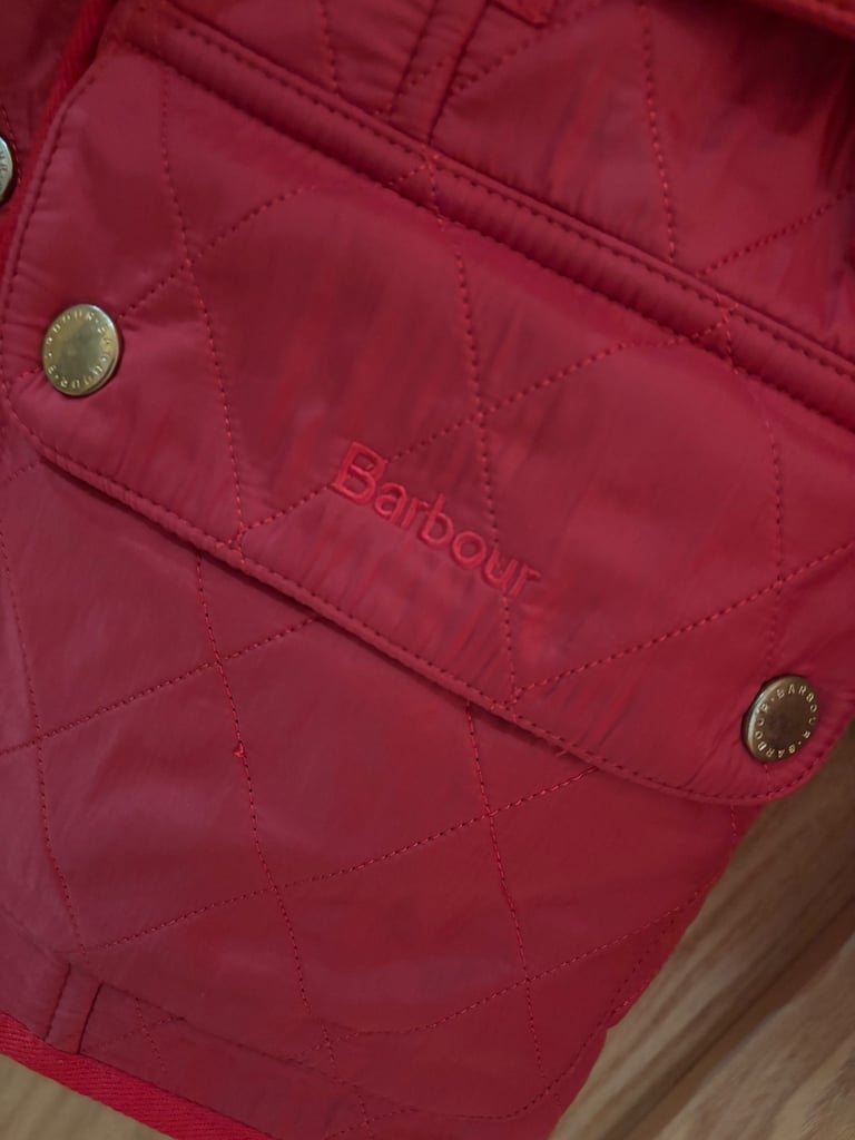 Ladies Red Barbour Coat - UK size 8