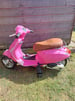 Kids Pink Vespa Bike